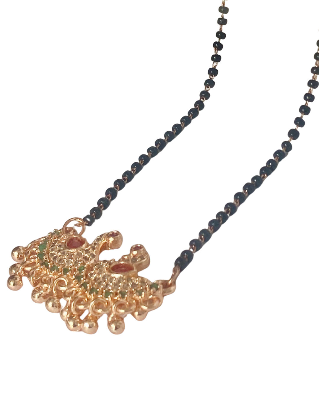royal peacock design gold plated mangalsutra royal peacock design gold plated mangalsutra